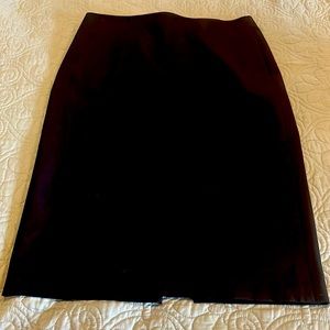 Victorias Secret black pencil skirt with center back slit
